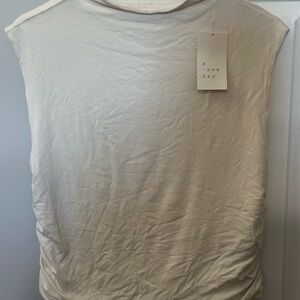 A New Day Women's Off-White Muscle Tee